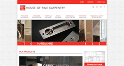 Desktop Screenshot of houseoffinecarpentry.com